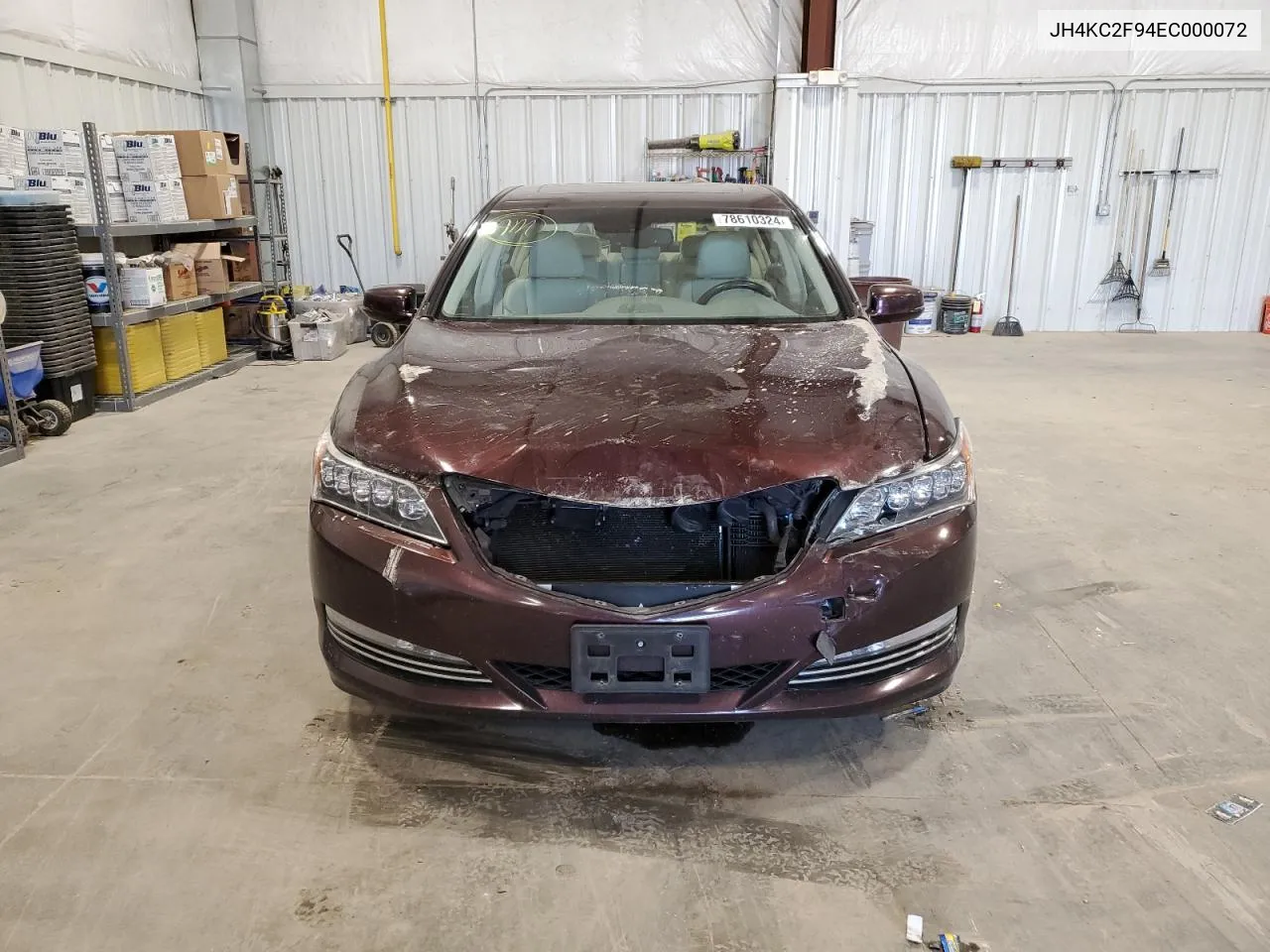 2014 Acura Rlx Sport Hybrid Advance VIN: JH4KC2F94EC000072 Lot: 78610324