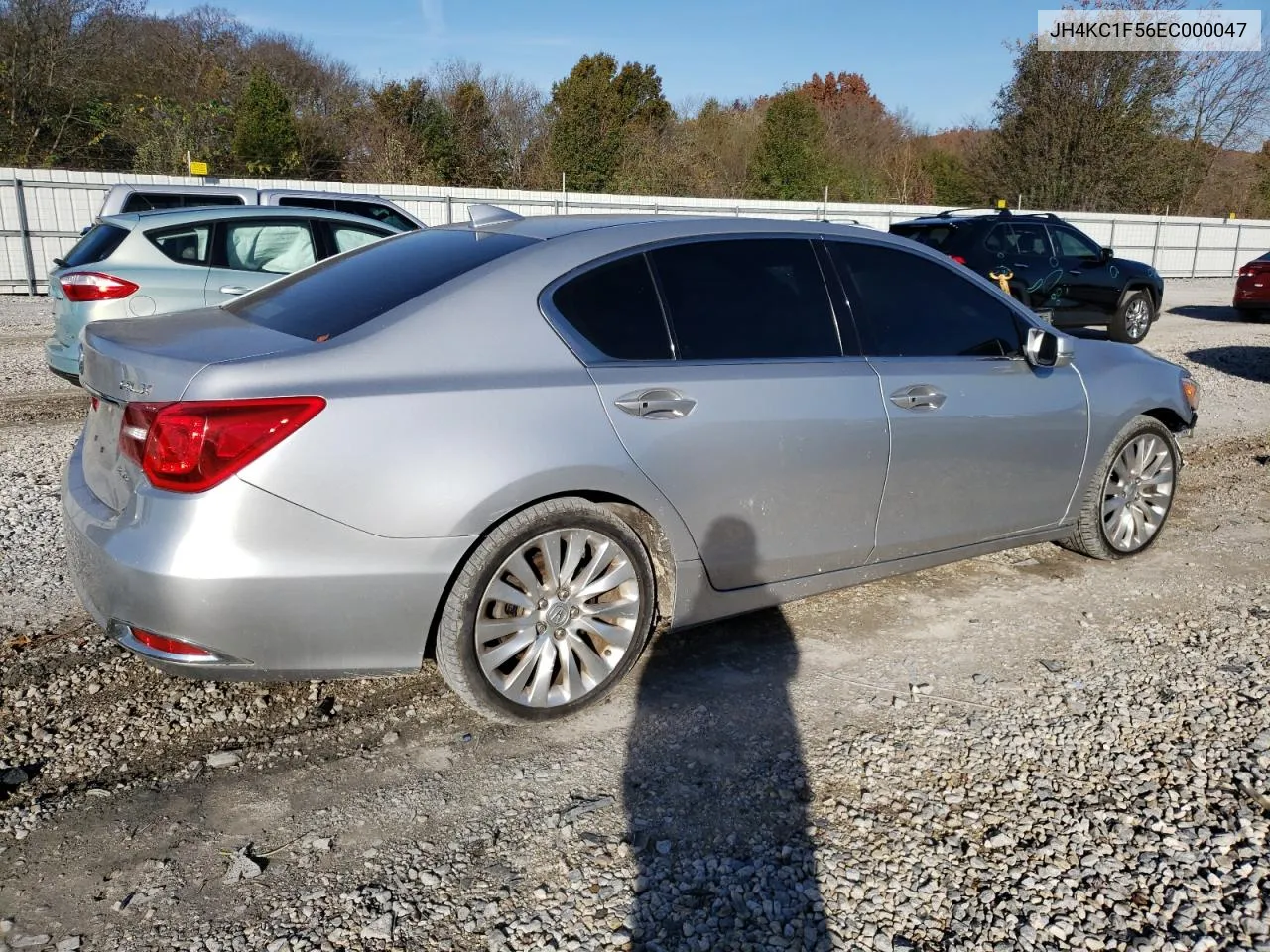 2014 Acura Rlx Tech VIN: JH4KC1F56EC000047 Lot: 79129384