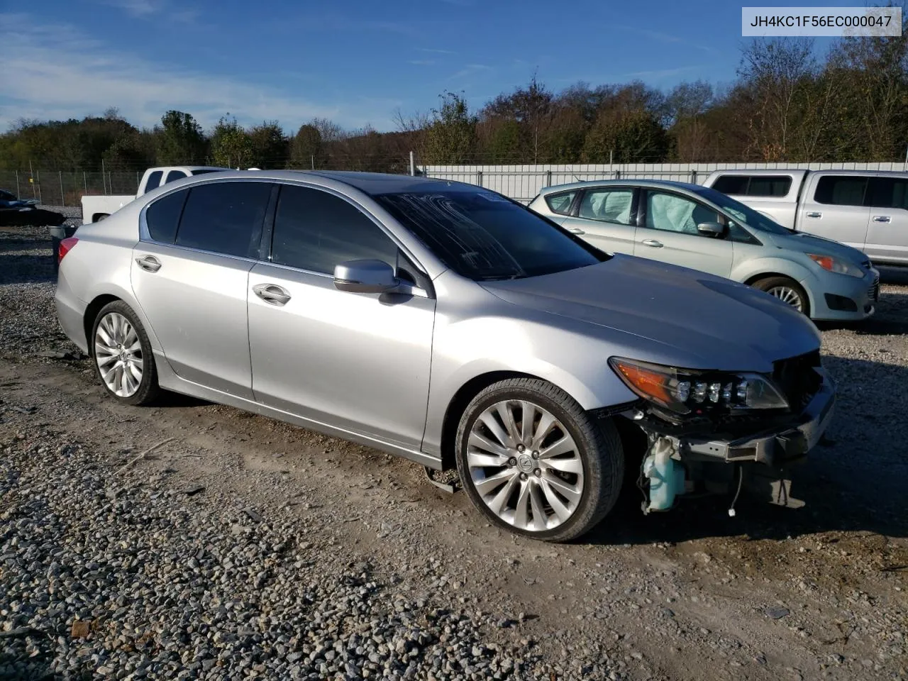 2014 Acura Rlx Tech VIN: JH4KC1F56EC000047 Lot: 79129384