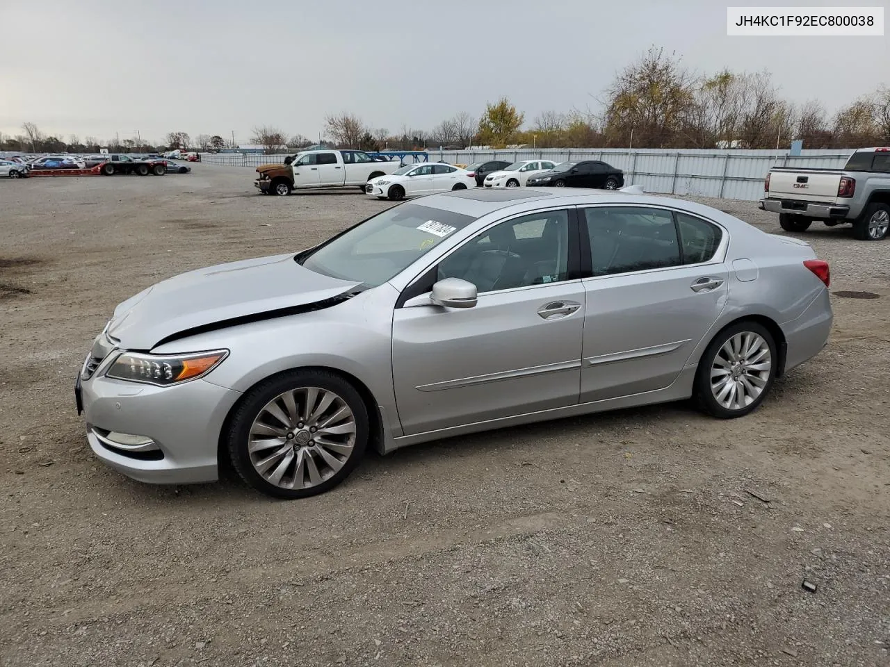 2014 Acura Rlx Advance VIN: JH4KC1F92EC800038 Lot: 79177824