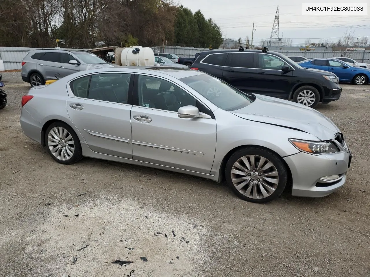 2014 Acura Rlx Advance VIN: JH4KC1F92EC800038 Lot: 79177824