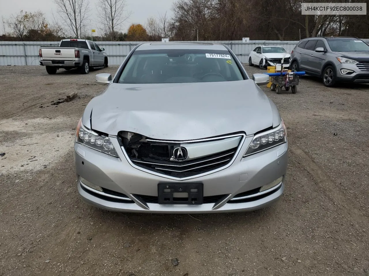 2014 Acura Rlx Advance VIN: JH4KC1F92EC800038 Lot: 79177824