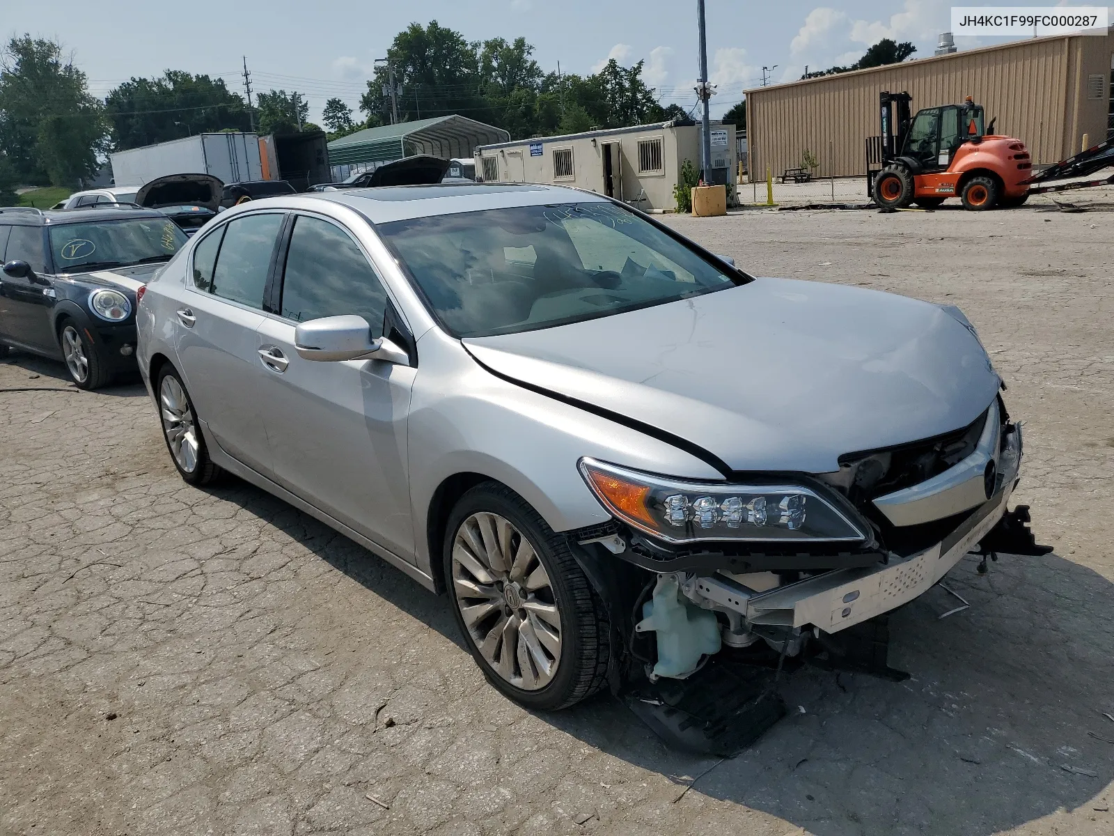 2015 Acura Rlx Advance VIN: JH4KC1F99FC000287 Lot: 64532244