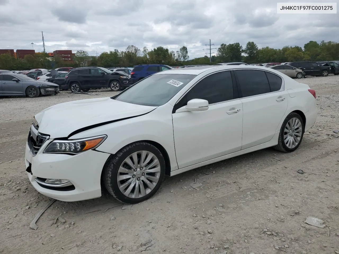 2015 Acura Rlx Advance VIN: JH4KC1F97FC001275 Lot: 72836534