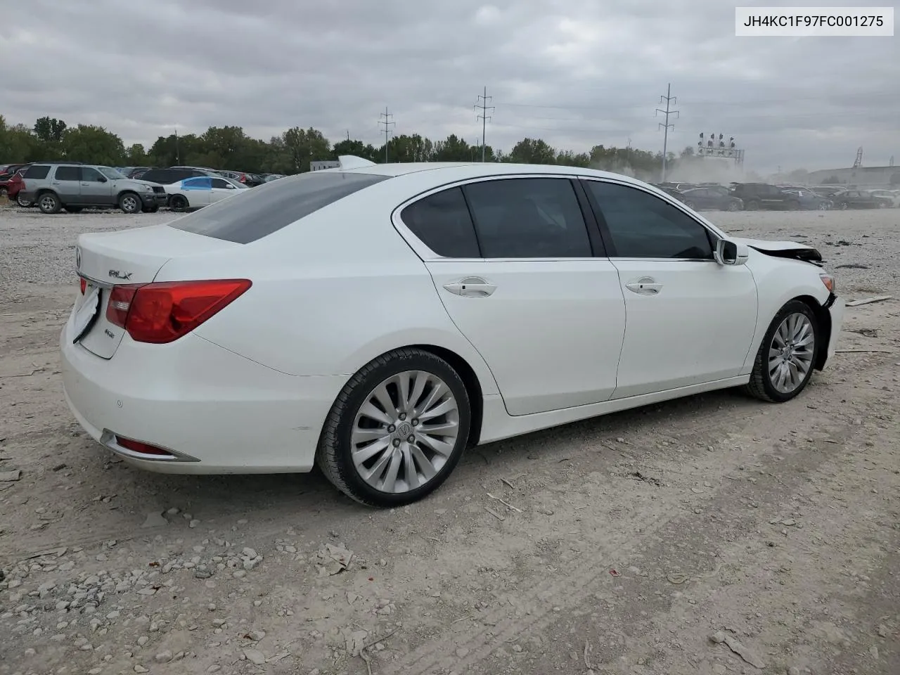 2015 Acura Rlx Advance VIN: JH4KC1F97FC001275 Lot: 72836534