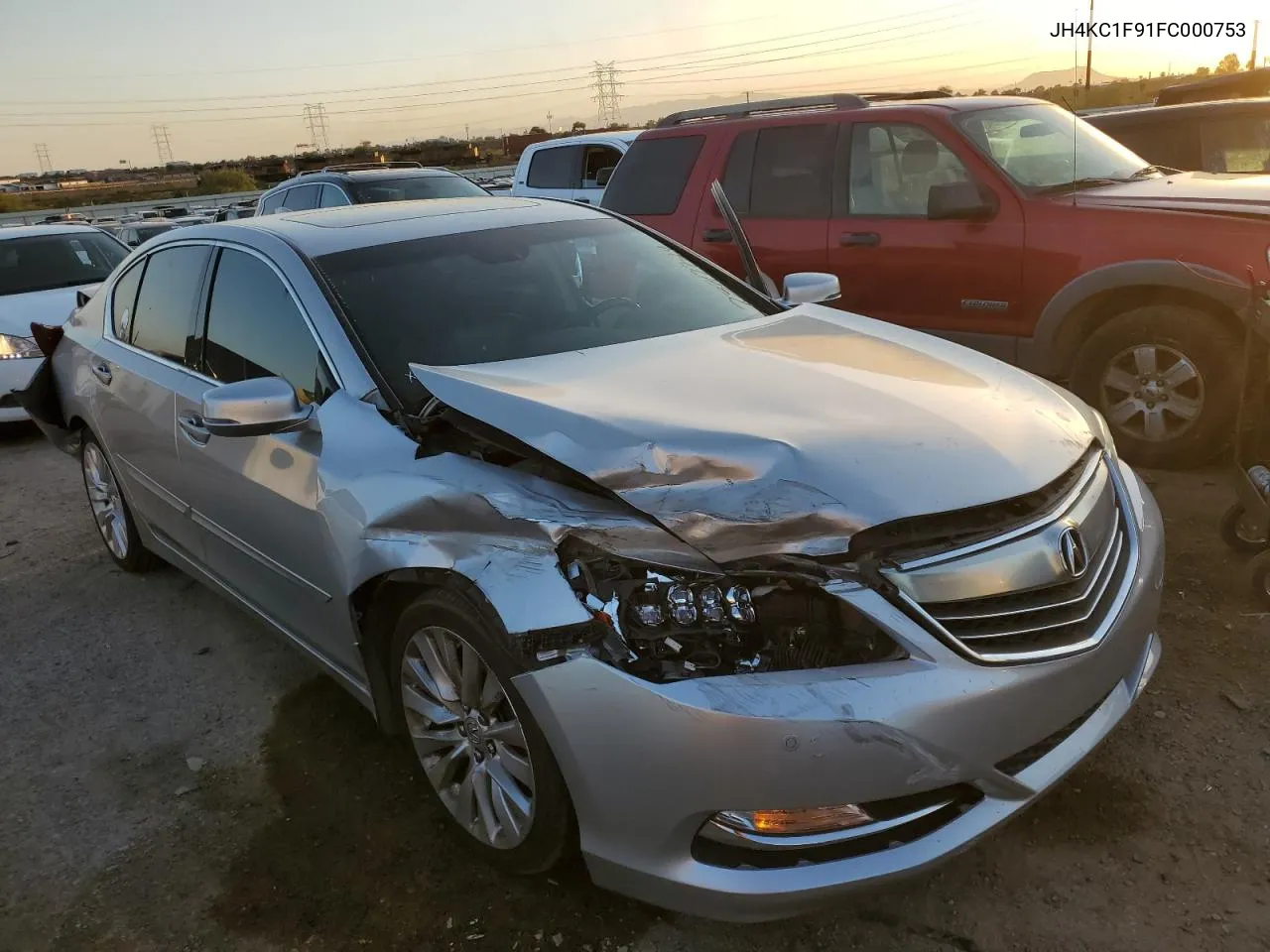 2015 Acura Rlx Advance VIN: JH4KC1F91FC000753 Lot: 73719724