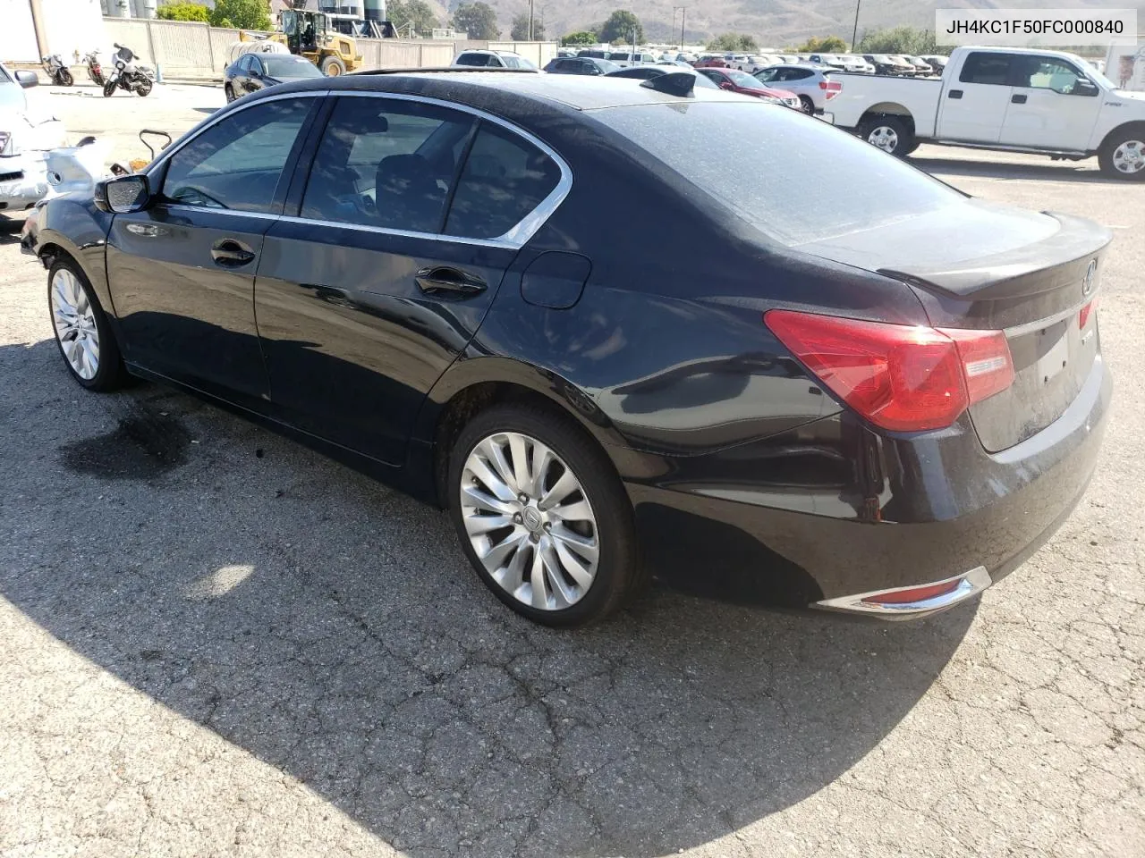 2015 Acura Rlx Tech VIN: JH4KC1F50FC000840 Lot: 73849204