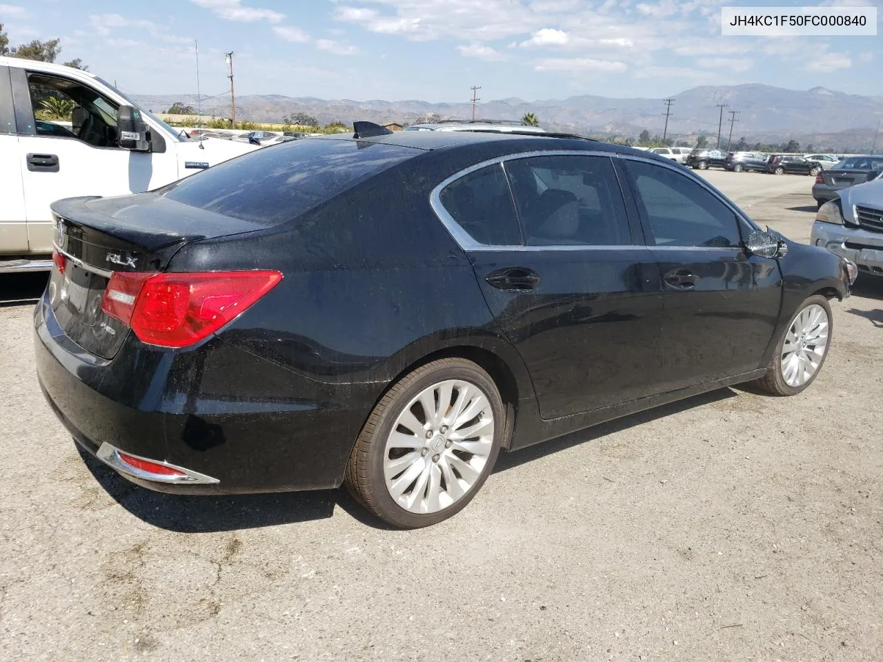 2015 Acura Rlx Tech VIN: JH4KC1F50FC000840 Lot: 73849204