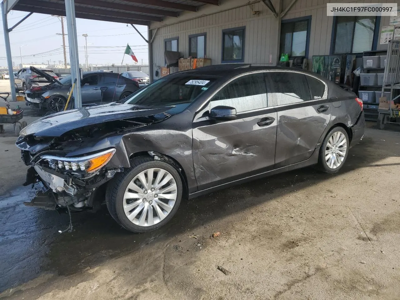 2015 Acura Rlx Advance VIN: JH4KC1F97FC000997 Lot: 75295404