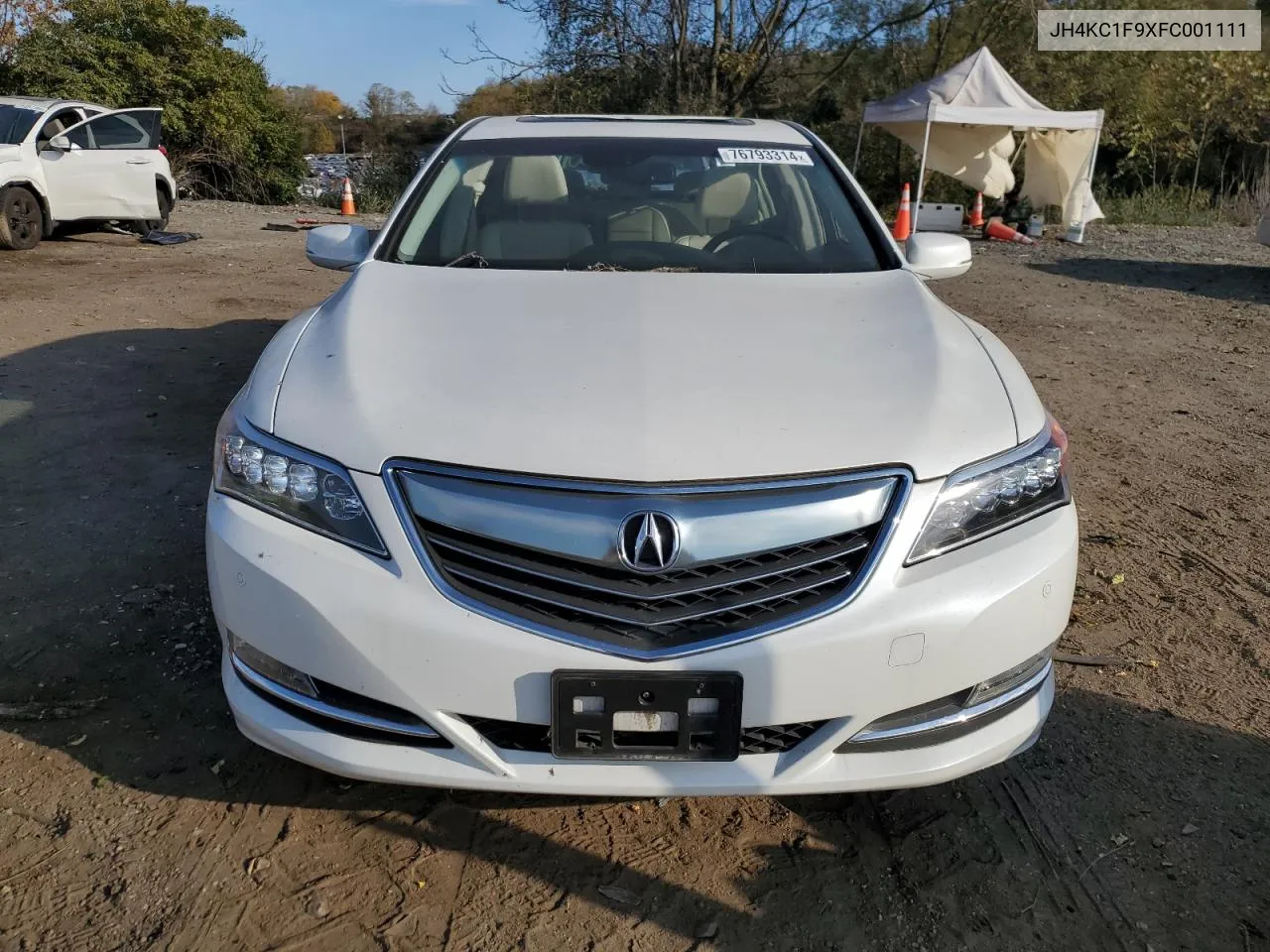 2015 Acura Rlx Advance VIN: JH4KC1F9XFC001111 Lot: 76793314