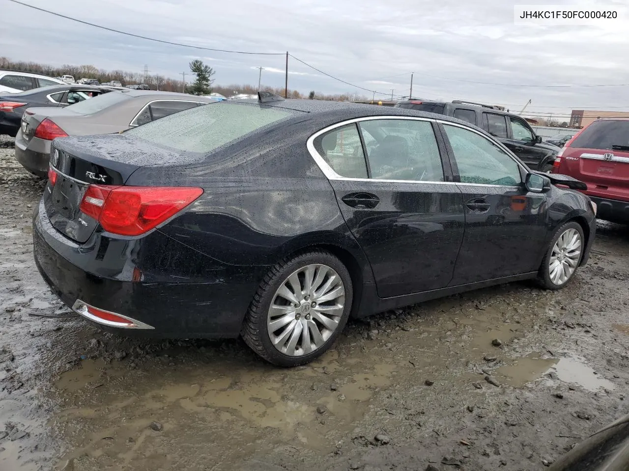 2015 Acura Rlx Tech VIN: JH4KC1F50FC000420 Lot: 81110914