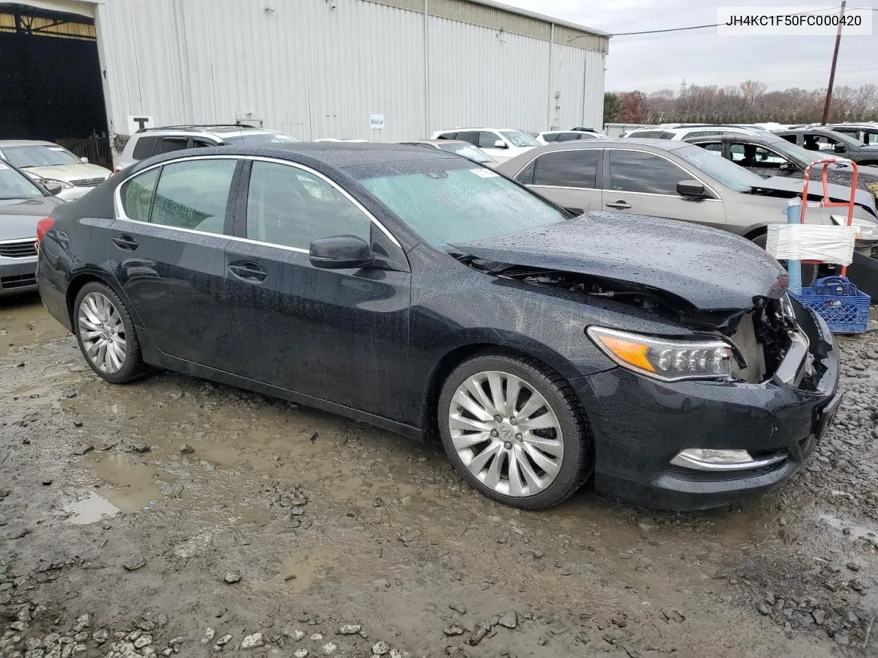 2015 Acura Rlx Tech VIN: JH4KC1F50FC000420 Lot: 81110914