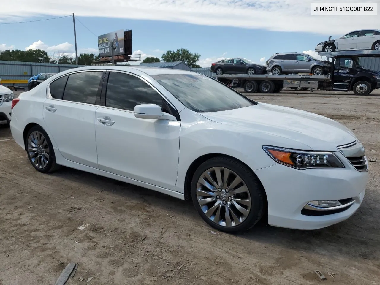 2016 Acura Rlx Tech VIN: JH4KC1F51GC001822 Lot: 62364984