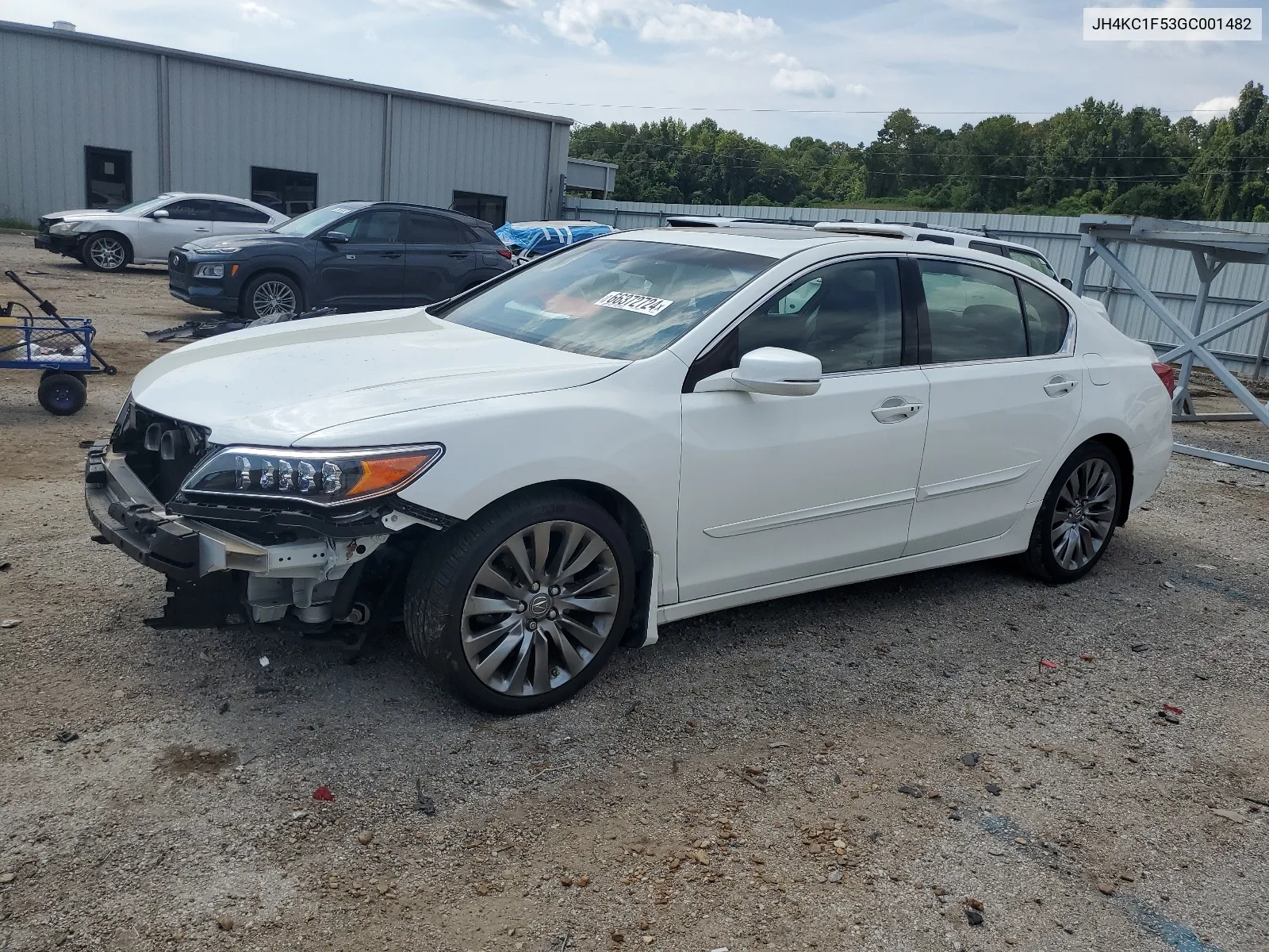 2016 Acura Rlx Tech VIN: JH4KC1F53GC001482 Lot: 66372724