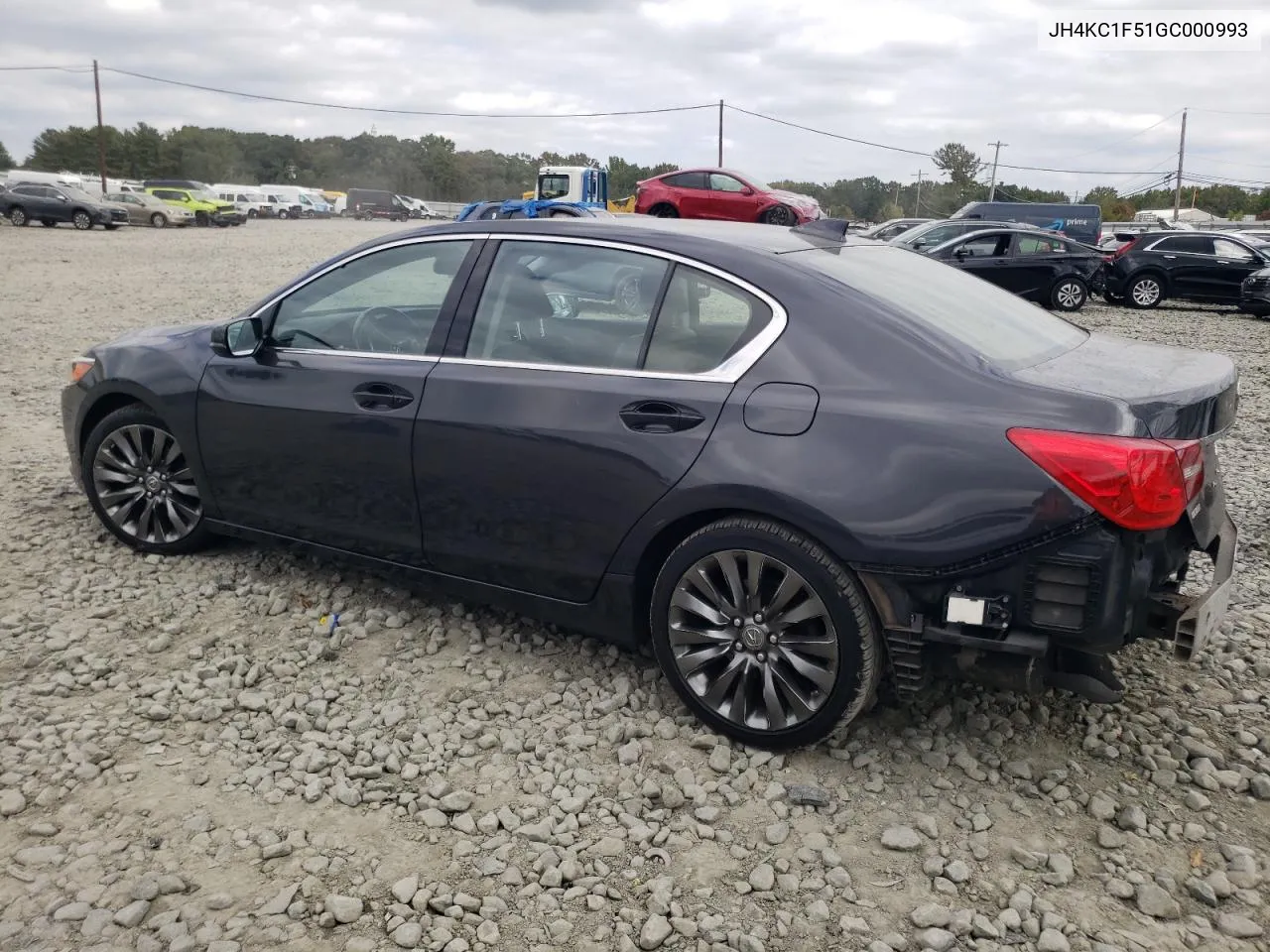 2016 Acura Rlx Tech VIN: JH4KC1F51GC000993 Lot: 73322414