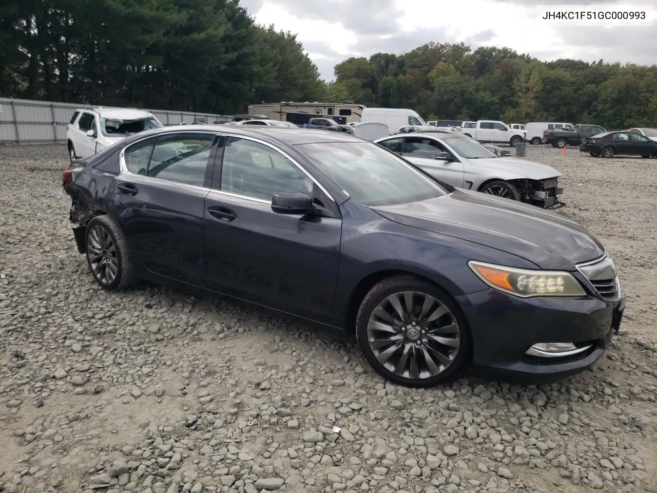 2016 Acura Rlx Tech VIN: JH4KC1F51GC000993 Lot: 73322414