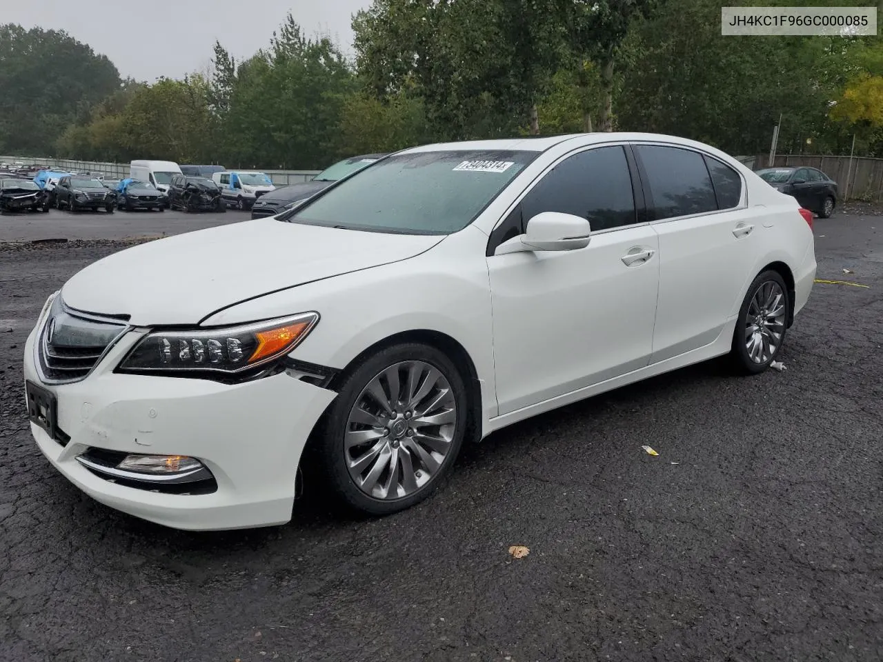 2016 Acura Rlx Advance VIN: JH4KC1F96GC000085 Lot: 73404314