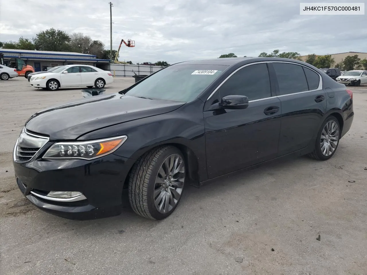 2016 Acura Rlx Tech VIN: JH4KC1F57GC000481 Lot: 74309104