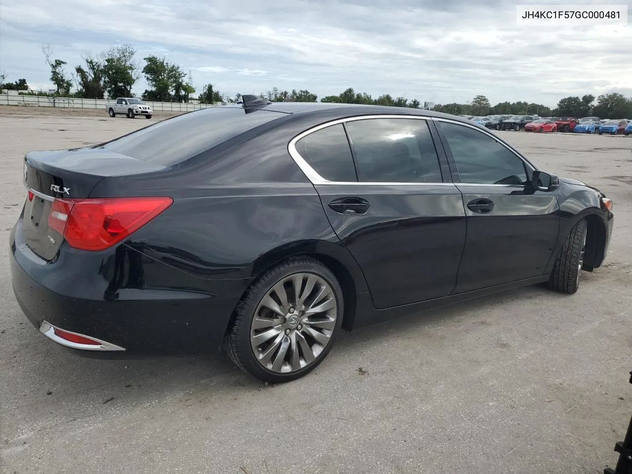 2016 Acura Rlx Tech VIN: JH4KC1F57GC000481 Lot: 74309104