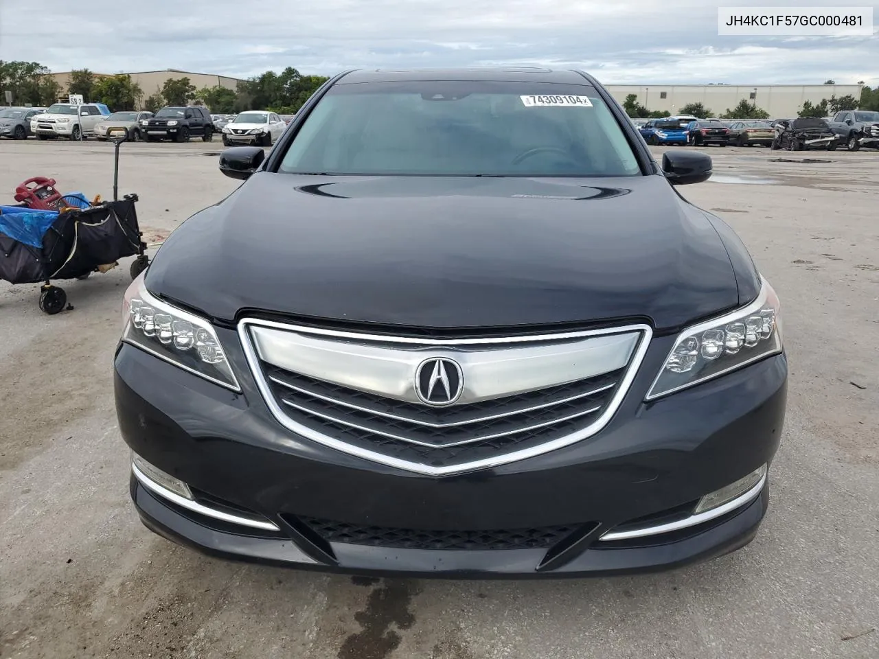 2016 Acura Rlx Tech VIN: JH4KC1F57GC000481 Lot: 74309104