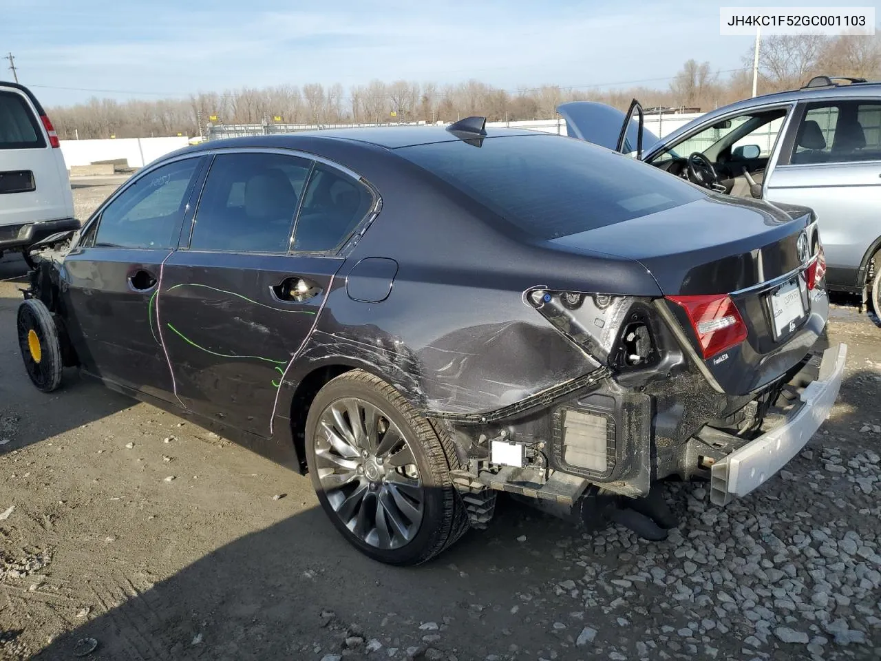 2016 Acura Rlx Tech VIN: JH4KC1F52GC001103 Lot: 78861763