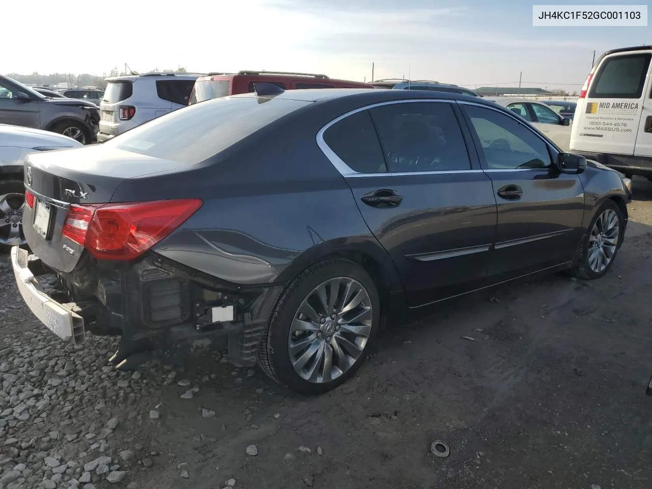 2016 Acura Rlx Tech VIN: JH4KC1F52GC001103 Lot: 78861763