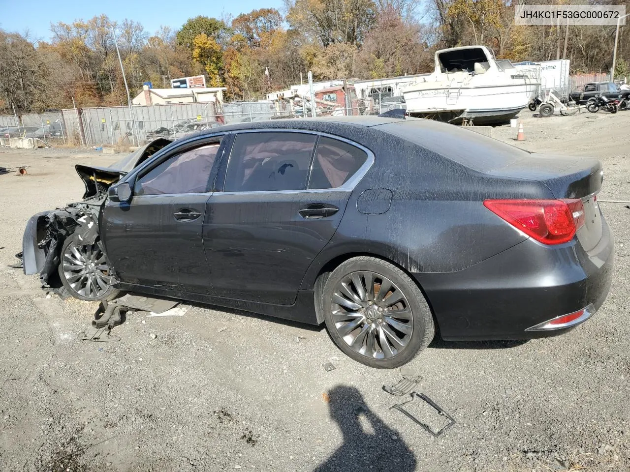 2016 Acura Rlx Tech VIN: JH4KC1F53GC000672 Lot: 79115094