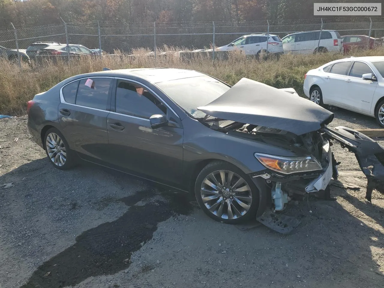 2016 Acura Rlx Tech VIN: JH4KC1F53GC000672 Lot: 79115094