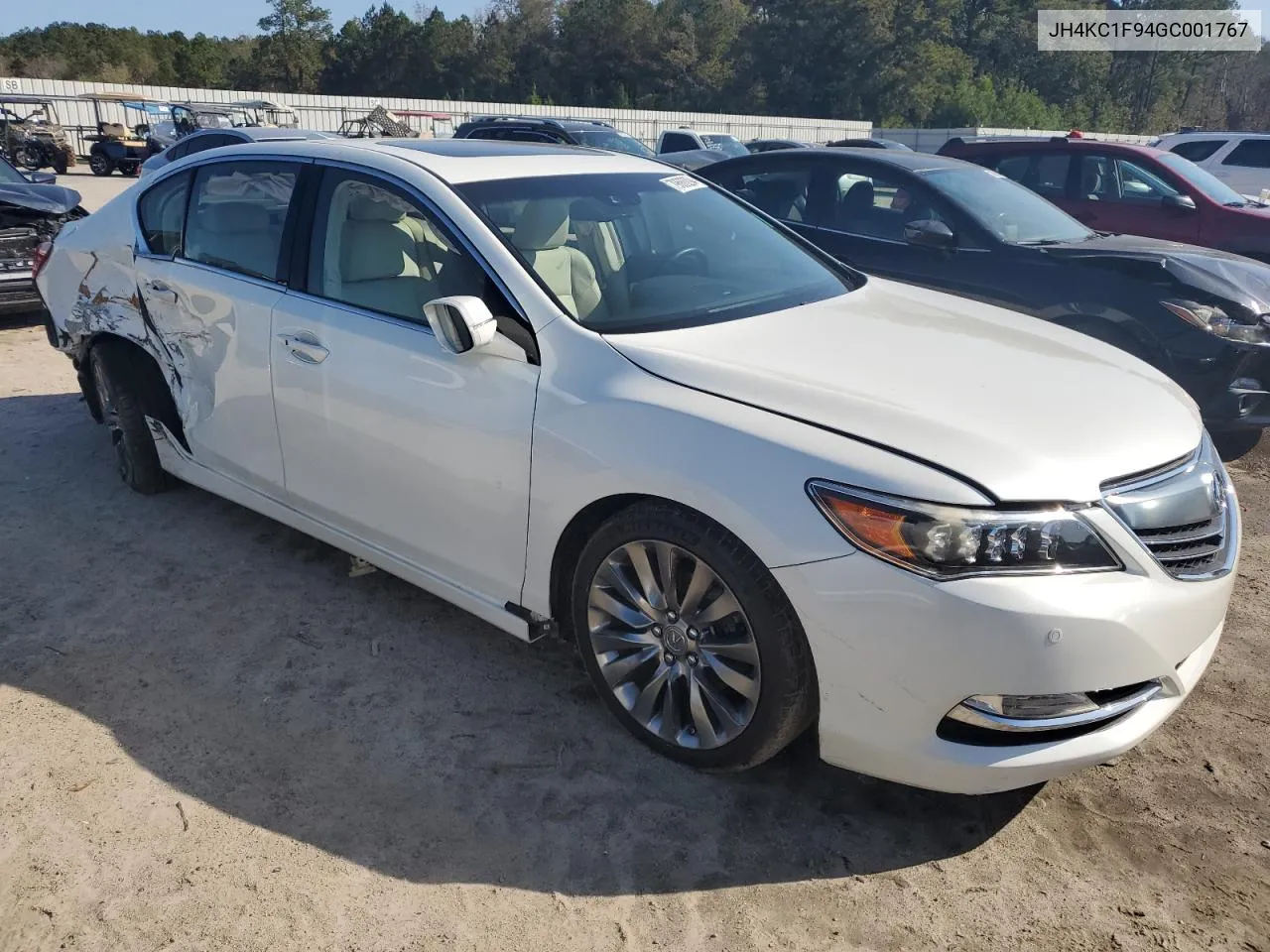 2016 Acura Rlx Advance VIN: JH4KC1F94GC001767 Lot: 79686294