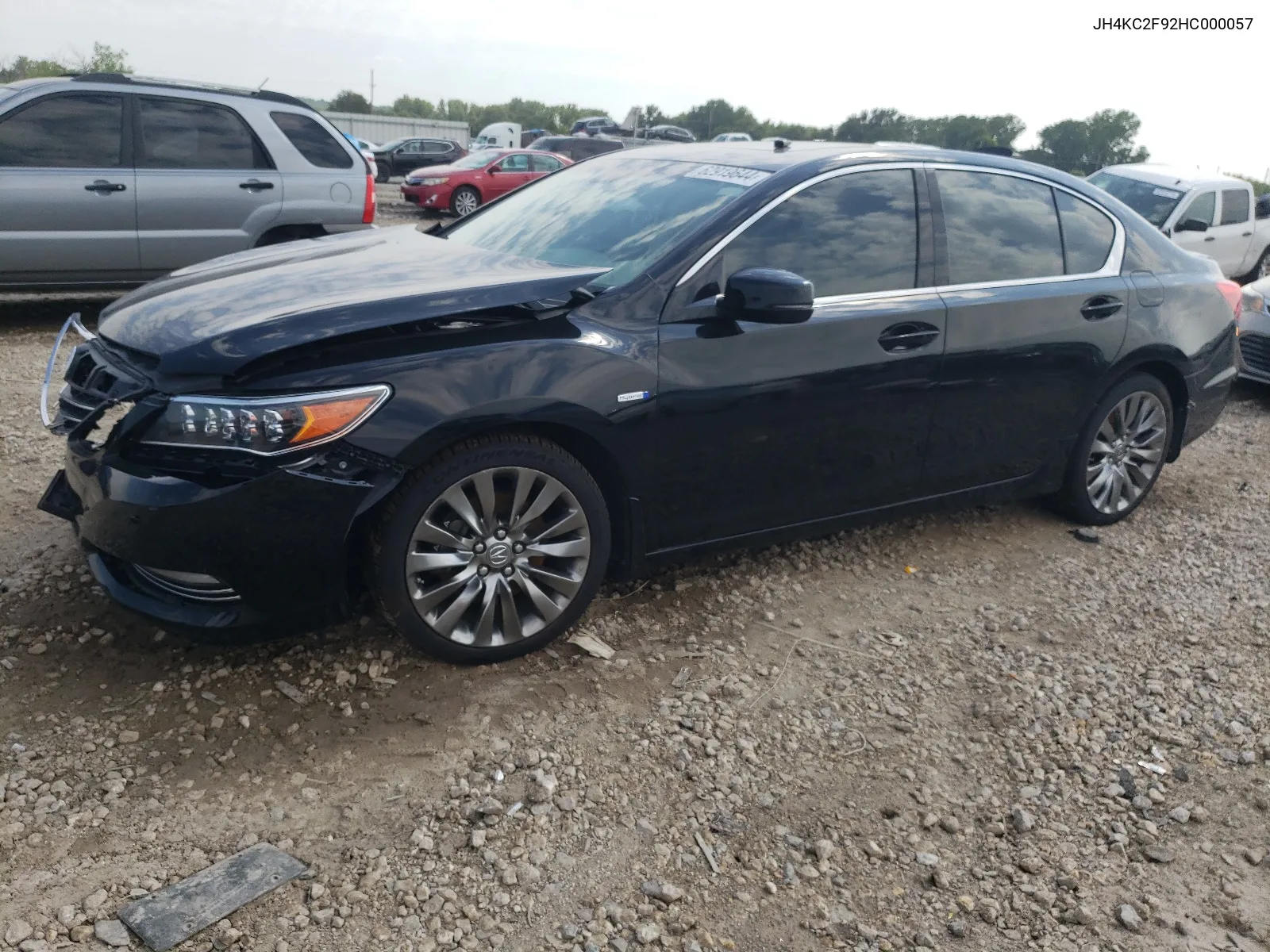 JH4KC2F92HC000057 2017 Acura Rlx Sport Hybrid Advance