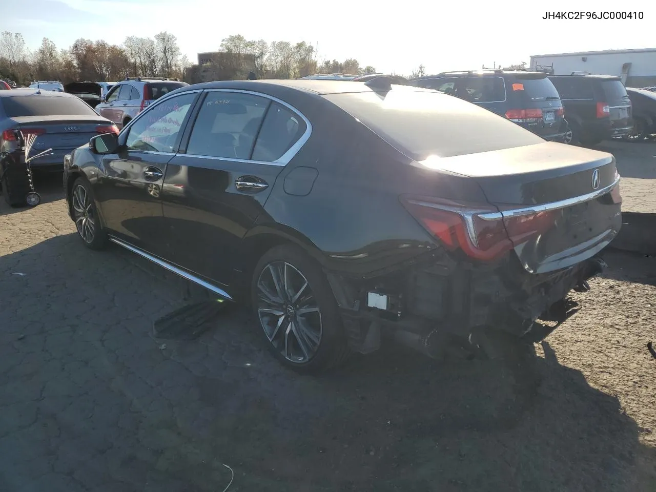 2018 Acura Rlx Sport Hybrid Advance VIN: JH4KC2F96JC000410 Lot: 75607004