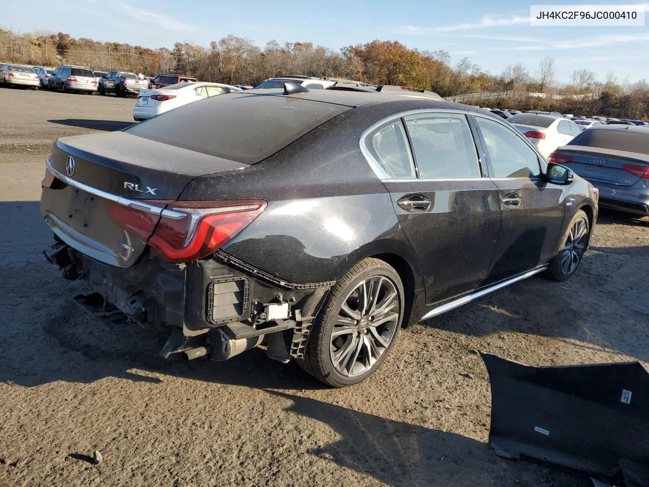 2018 Acura Rlx Sport Hybrid Advance VIN: JH4KC2F96JC000410 Lot: 75607004