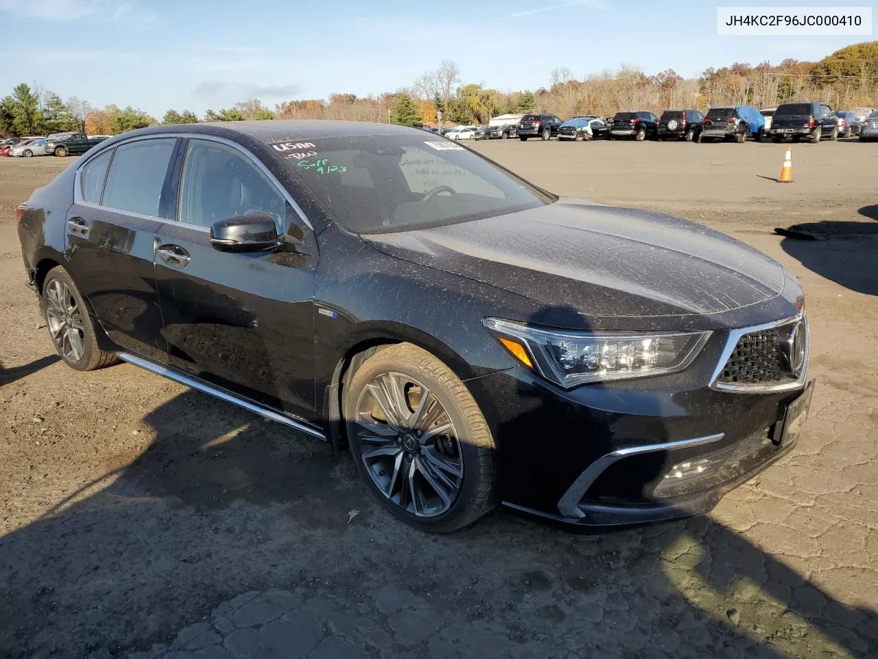 2018 Acura Rlx Sport Hybrid Advance VIN: JH4KC2F96JC000410 Lot: 75607004