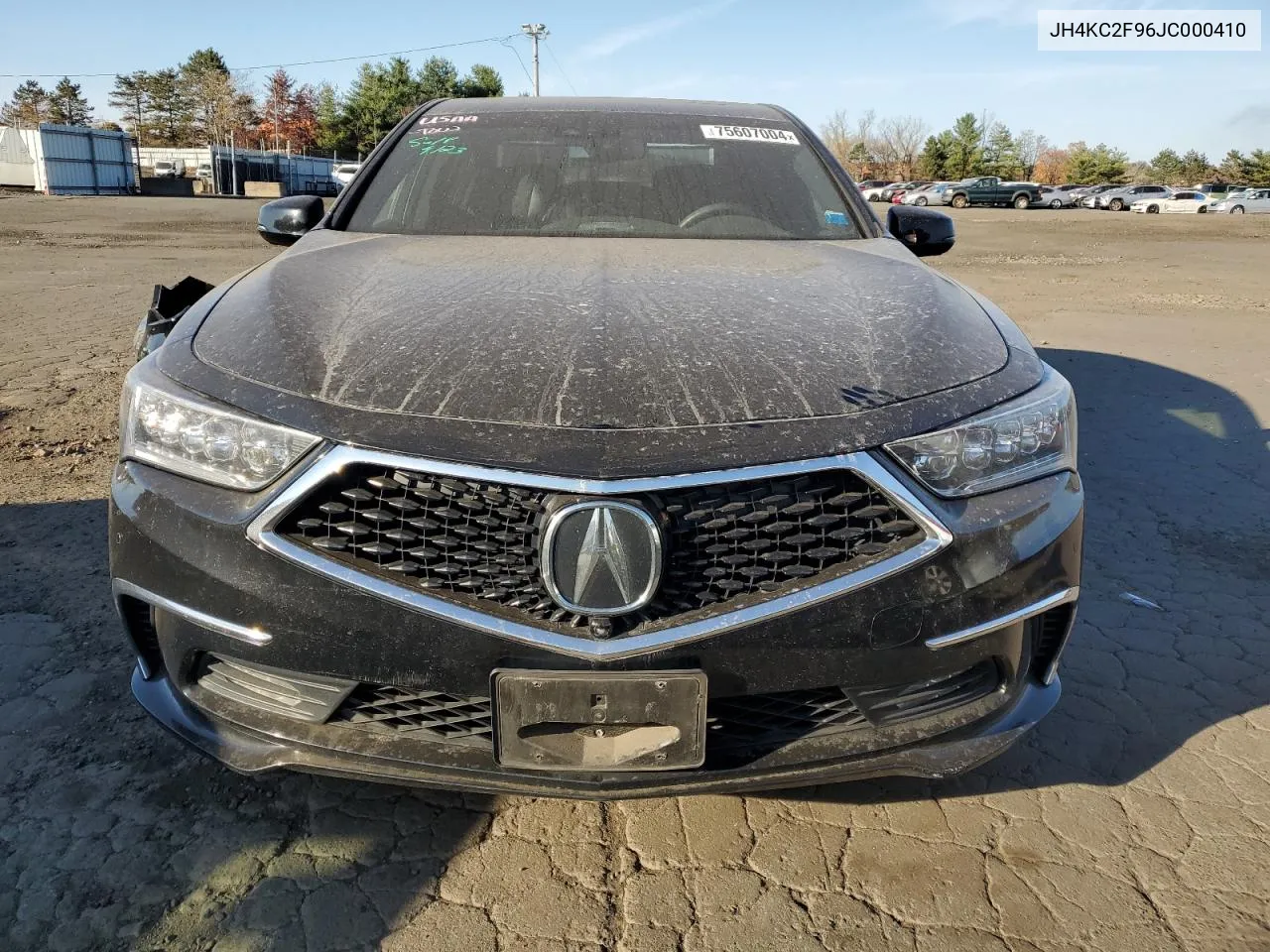 2018 Acura Rlx Sport Hybrid Advance VIN: JH4KC2F96JC000410 Lot: 75607004