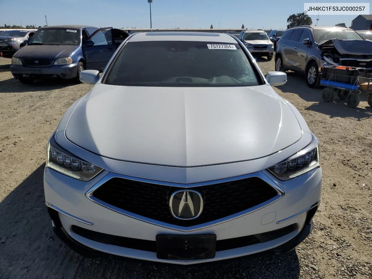 2018 Acura Rlx Tech VIN: JH4KC1F53JC000257 Lot: 75727304