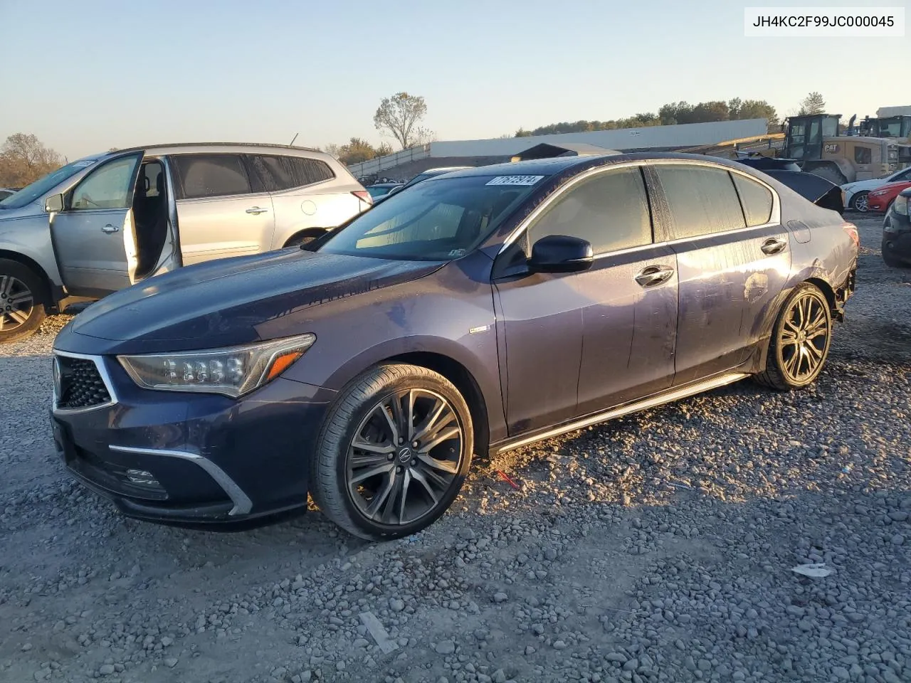 2018 Acura Rlx Sport Hybrid Advance VIN: JH4KC2F99JC000045 Lot: 77672974