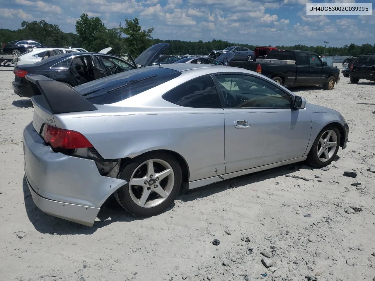 2002 Acura Rsx Type-S VIN: JH4DC53002C039995 Lot: 62871824