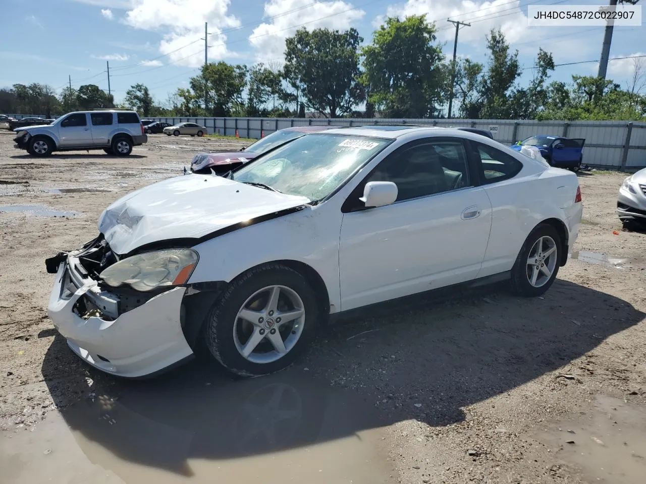 2002 Acura Rsx VIN: JH4DC54872C022907 Lot: 69037374