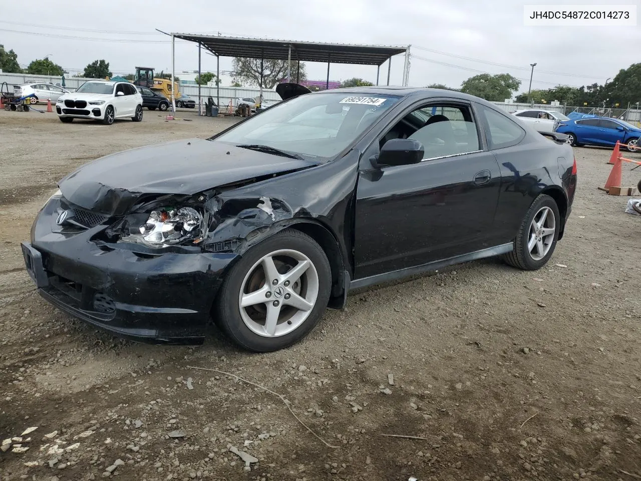 2002 Acura Rsx VIN: JH4DC54872C014273 Lot: 69291754