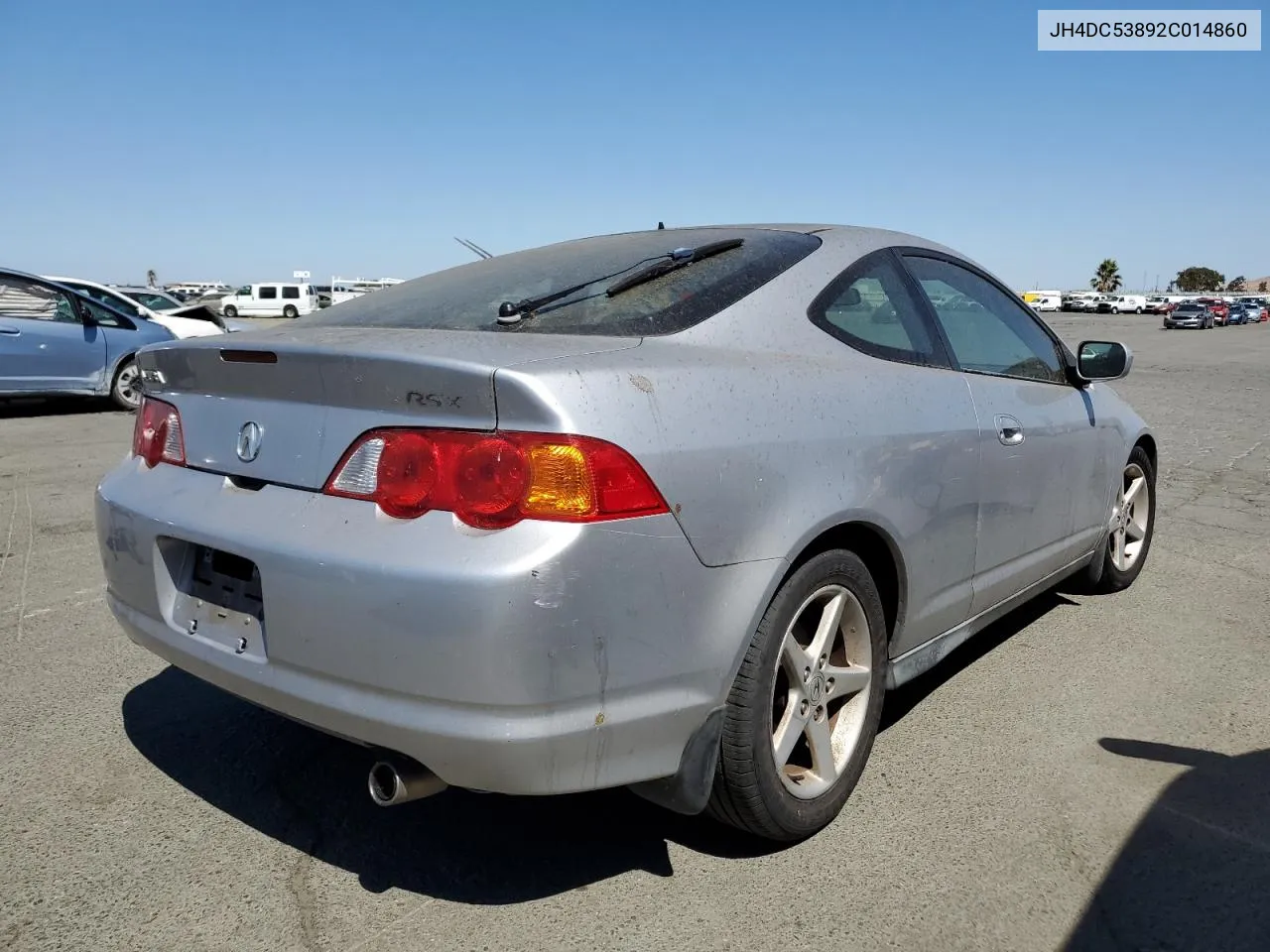 2002 Acura Rsx VIN: JH4DC53892C014860 Lot: 69463504