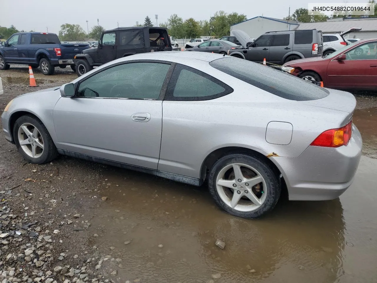 2002 Acura Rsx VIN: JH4DC54882C019644 Lot: 73254634