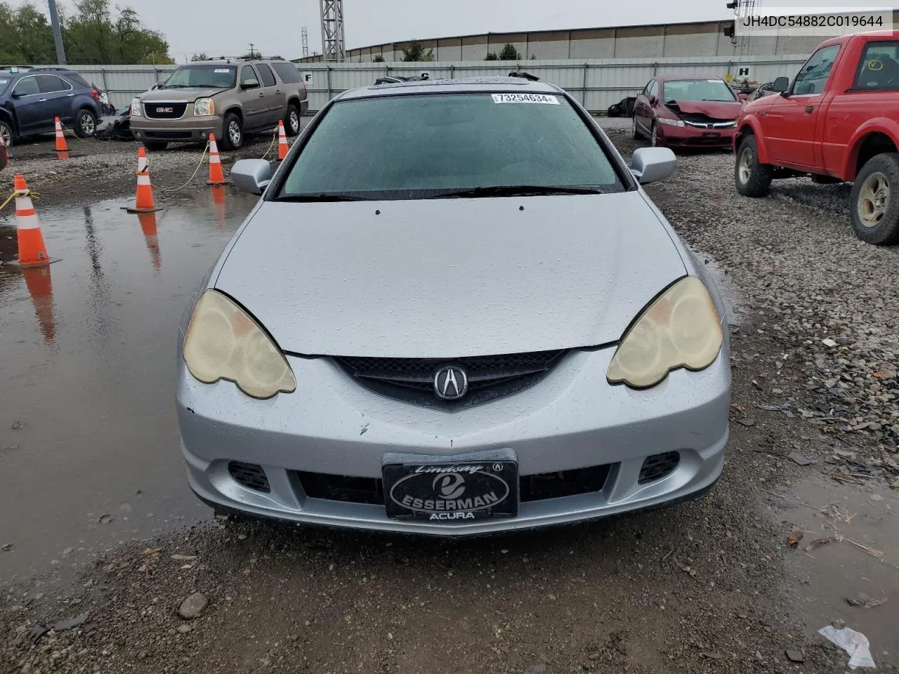 2002 Acura Rsx VIN: JH4DC54882C019644 Lot: 73254634