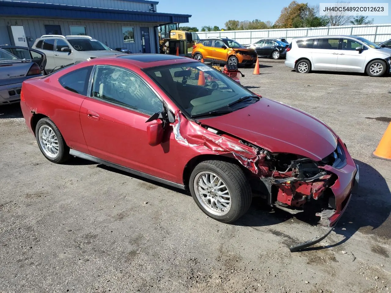 2002 Acura Rsx VIN: JH4DC54892C012623 Lot: 74770204