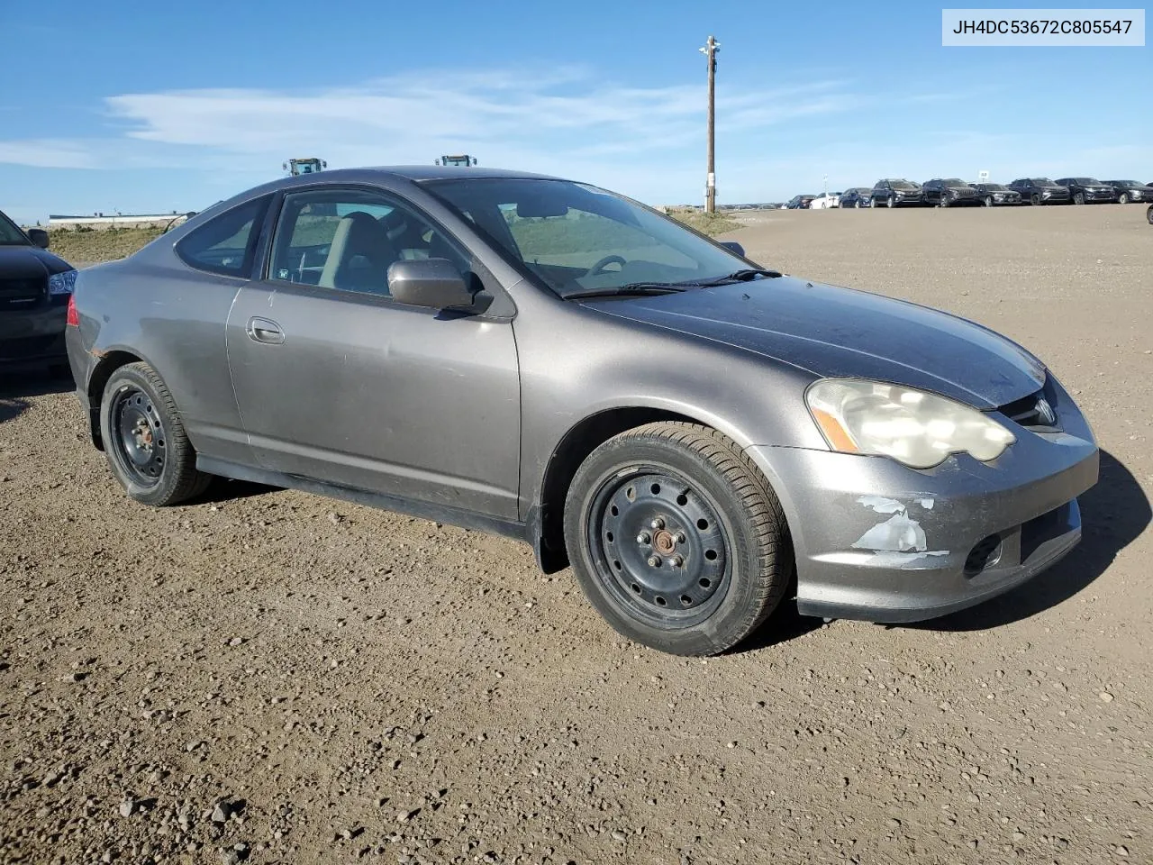 2002 Acura Rsx VIN: JH4DC53672C805547 Lot: 75053364