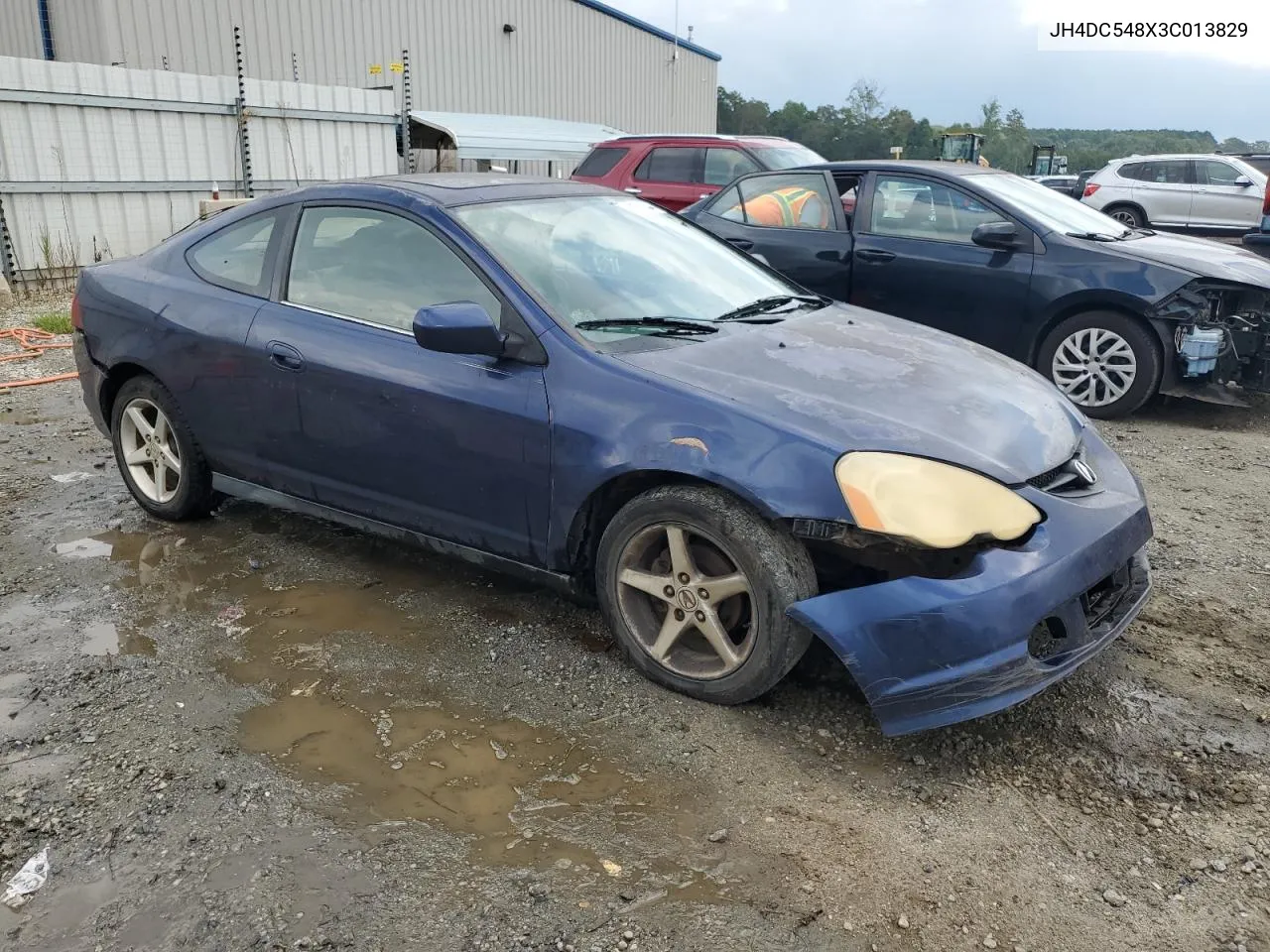 2003 Acura Rsx VIN: JH4DC548X3C013829 Lot: 60637474