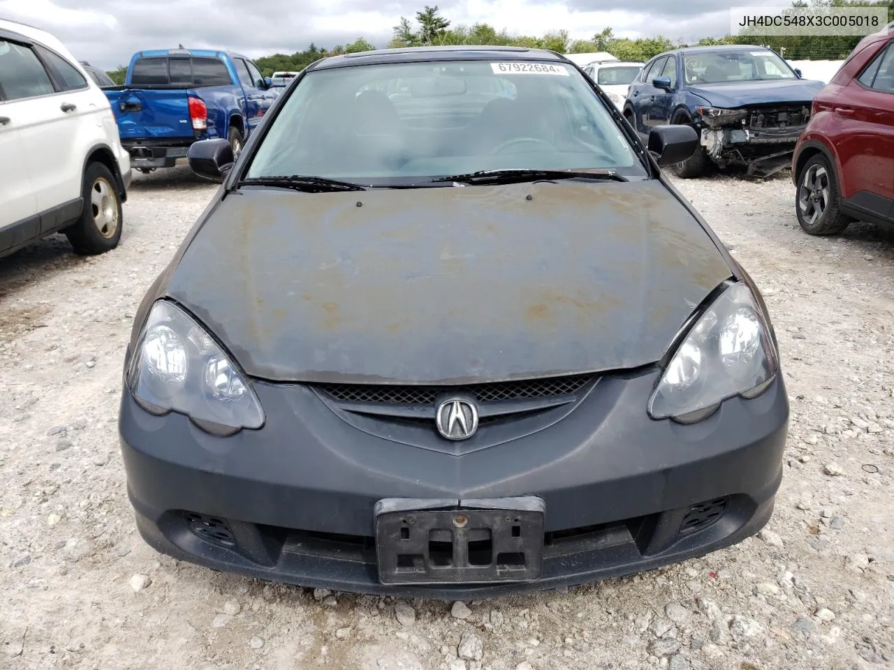 JH4DC548X3C005018 2003 Acura Rsx