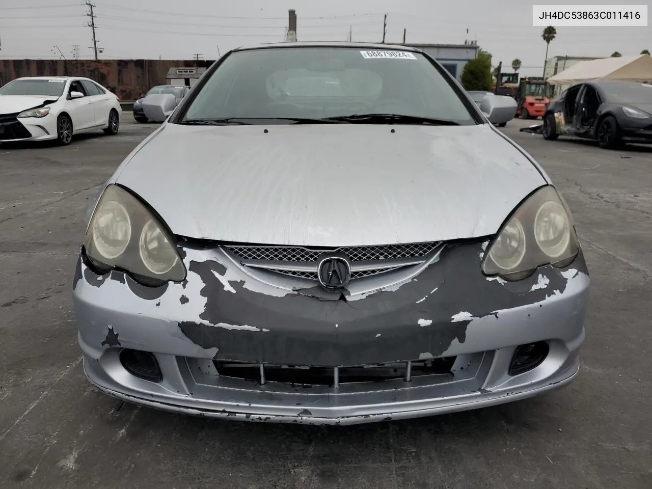 2003 Acura Rsx VIN: JH4DC53863C011416 Lot: 68879824