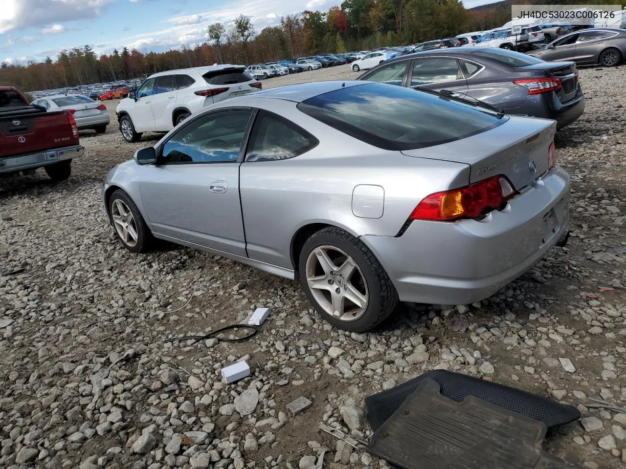 2003 Acura Rsx Type-S VIN: JH4DC53023C006126 Lot: 74907054