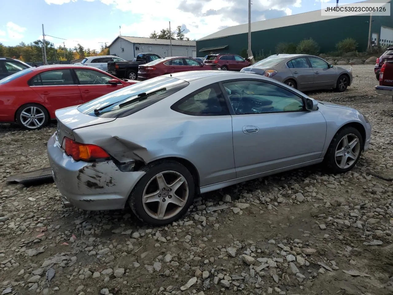 2003 Acura Rsx Type-S VIN: JH4DC53023C006126 Lot: 74907054