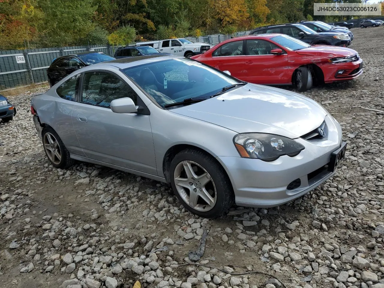 2003 Acura Rsx Type-S VIN: JH4DC53023C006126 Lot: 74907054